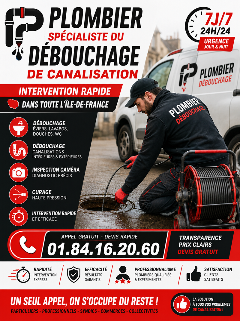 Debouchage Canalisation Noisy le Grand